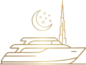 Overnight yacht stay icon for luxury sleepover charters in Dubai